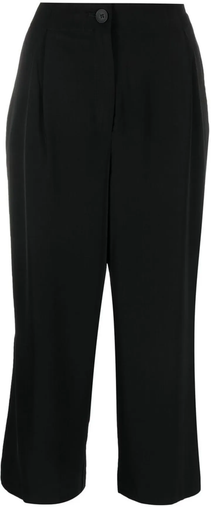 Cropped Straight-Leg Trousers