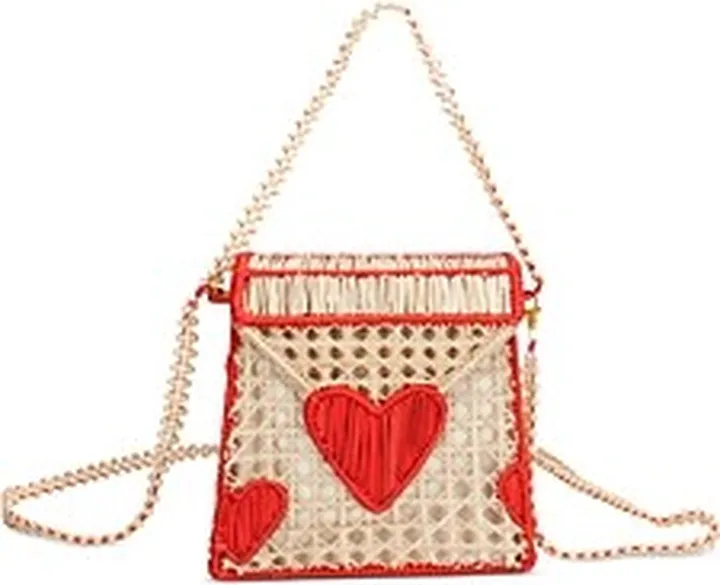 Mercedes Salazar Heart for Me Small Handmade Shoulder Bag