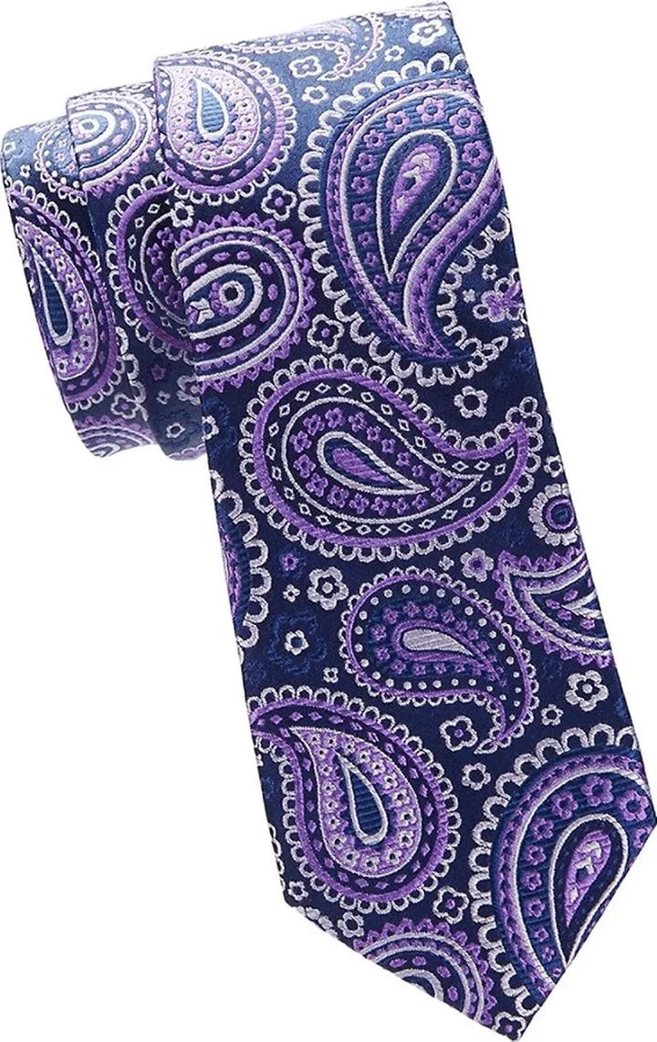 Paisley Pattern Silk Tie