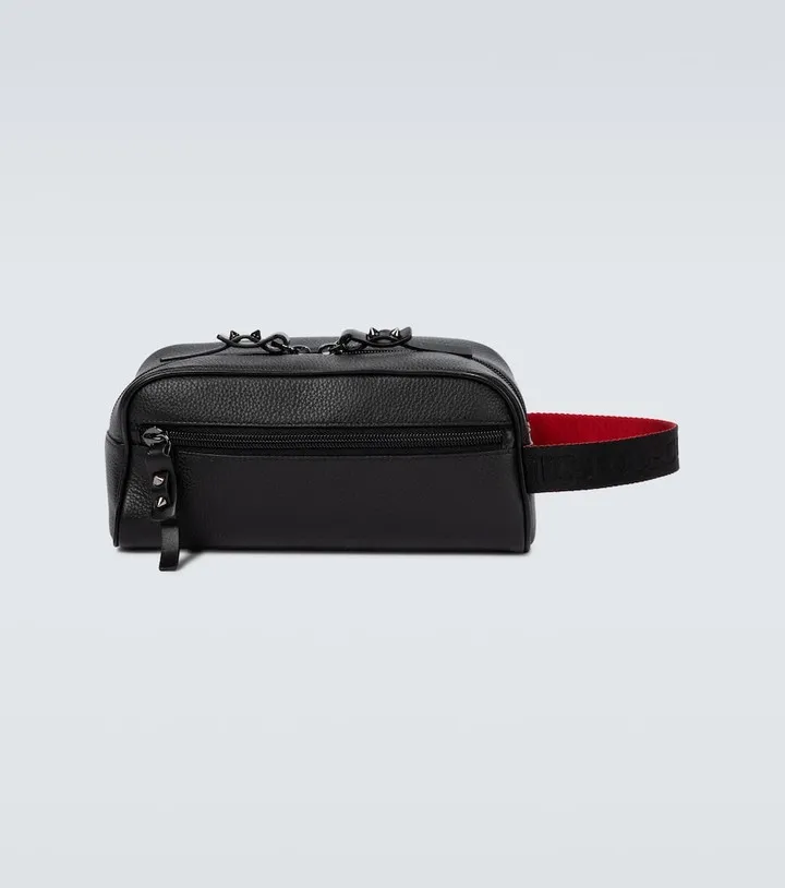 Blaster leather washbag