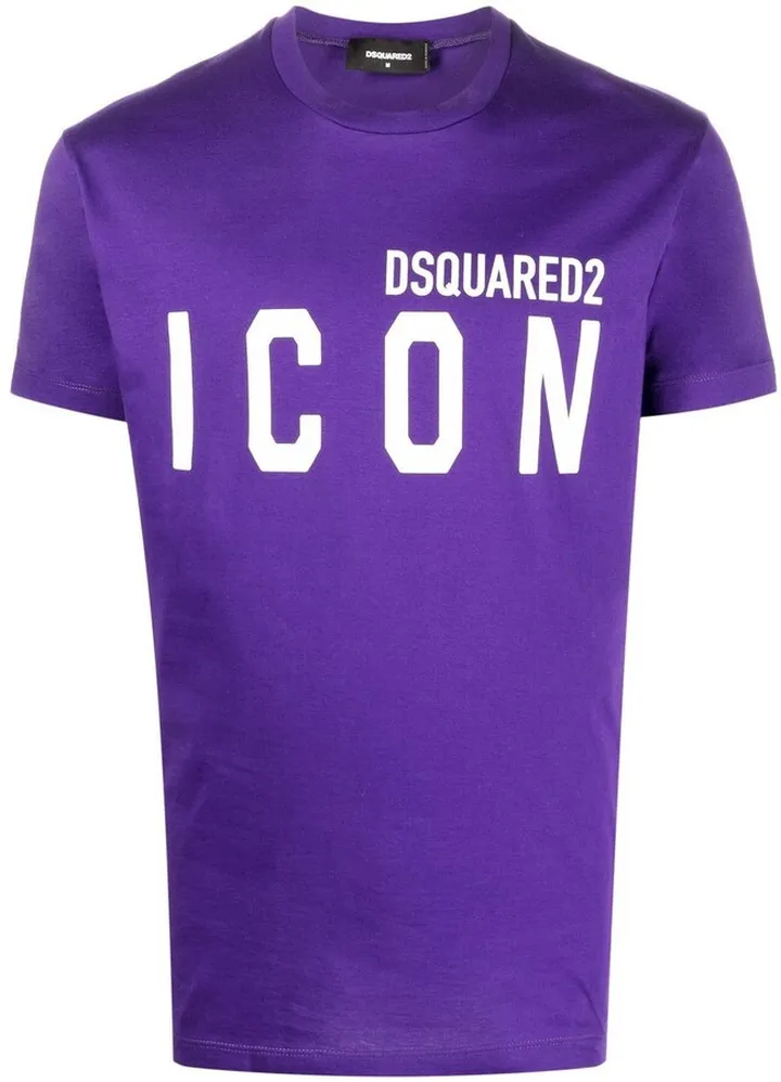 Icon-print cotton T-shirt