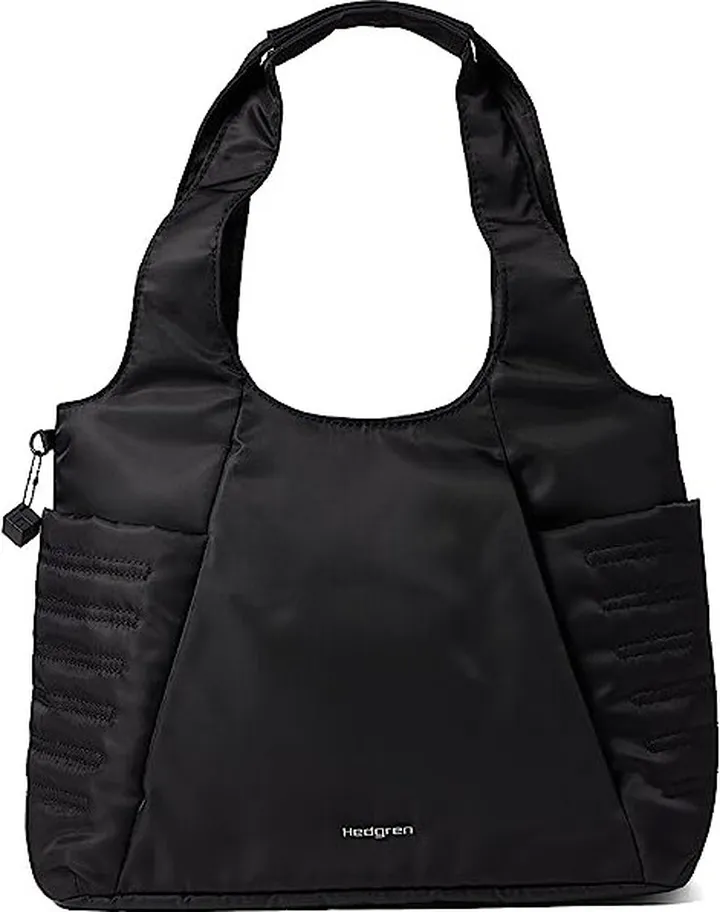 Hedgren Ascend - Sustainably Made Shoulder Bag (Black) Handbags