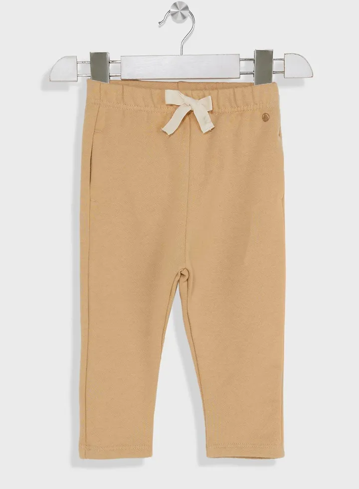 Kids Velour Straight-Fit Trousers