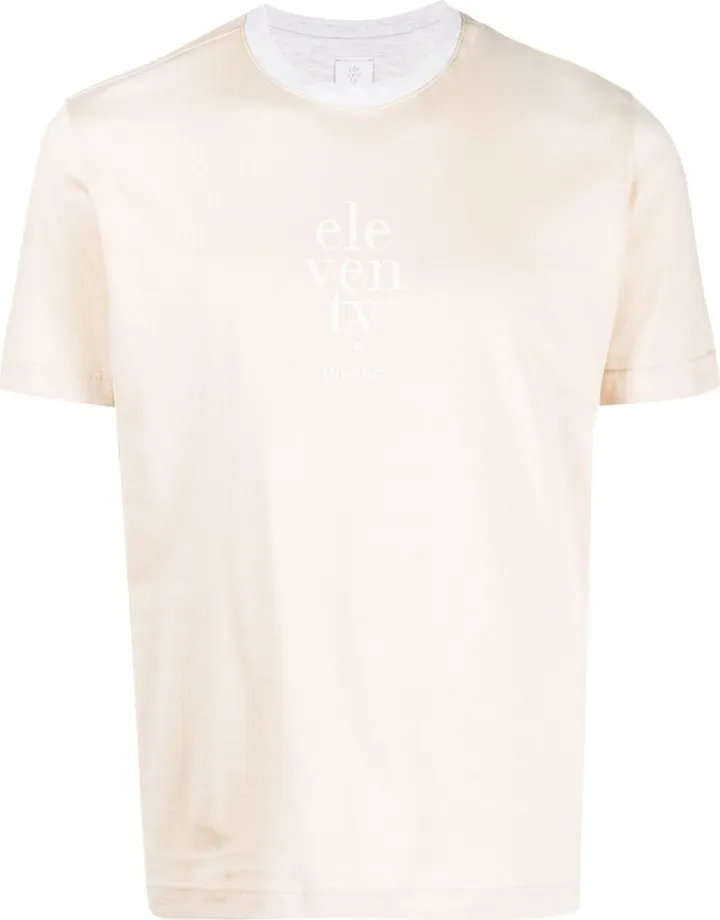 logo-print cotton T-shirt