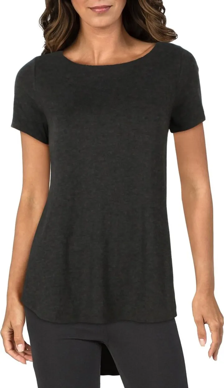 Womens Tencel High-Low Tunic Top