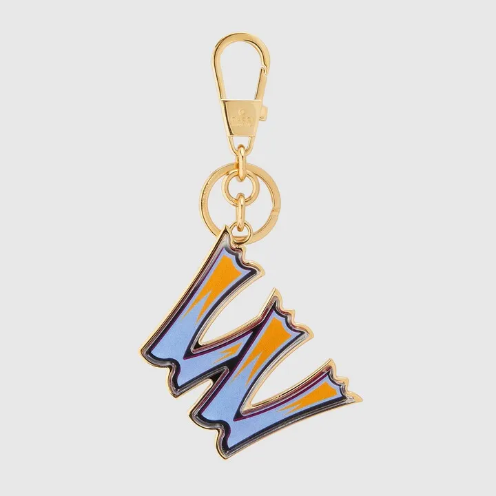 Letter W Plexiglas keychain