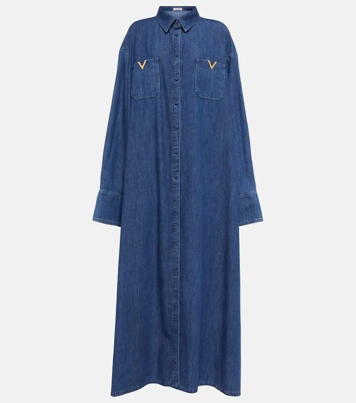 VGOLD chambray shirt dress