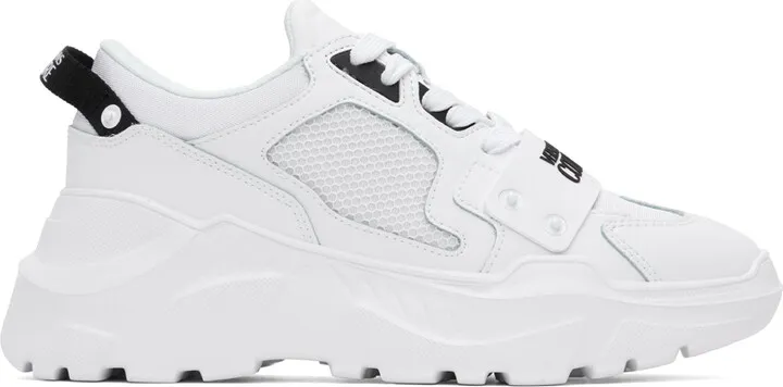 Versace Jeans Couture White Speedtrack Sneakers