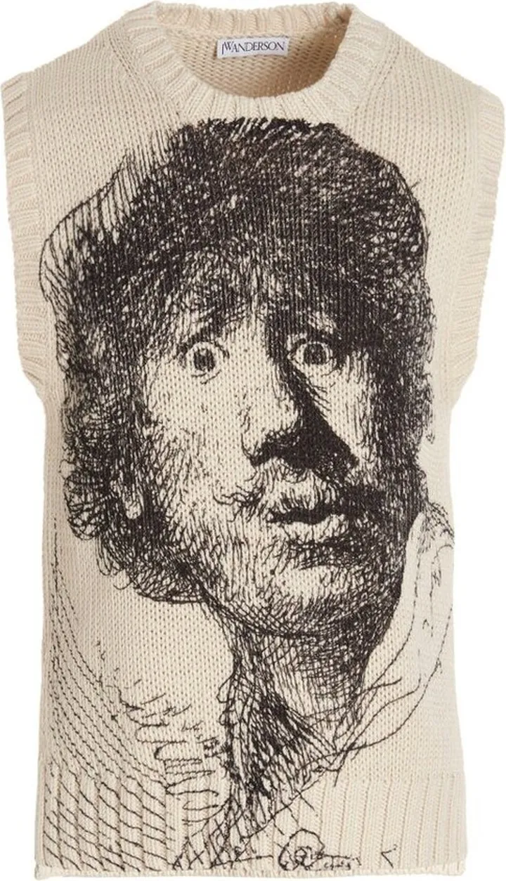 JW Anderson Rembrandt Intarsia Knitted Vest