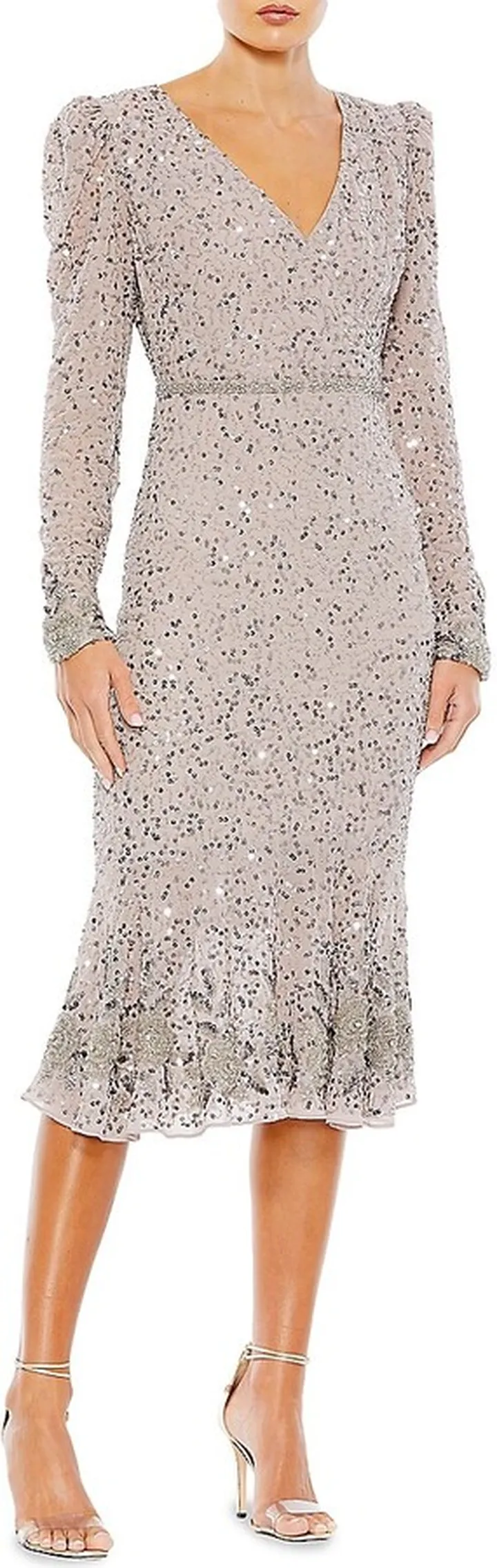Fit & Flare Sequin Dress