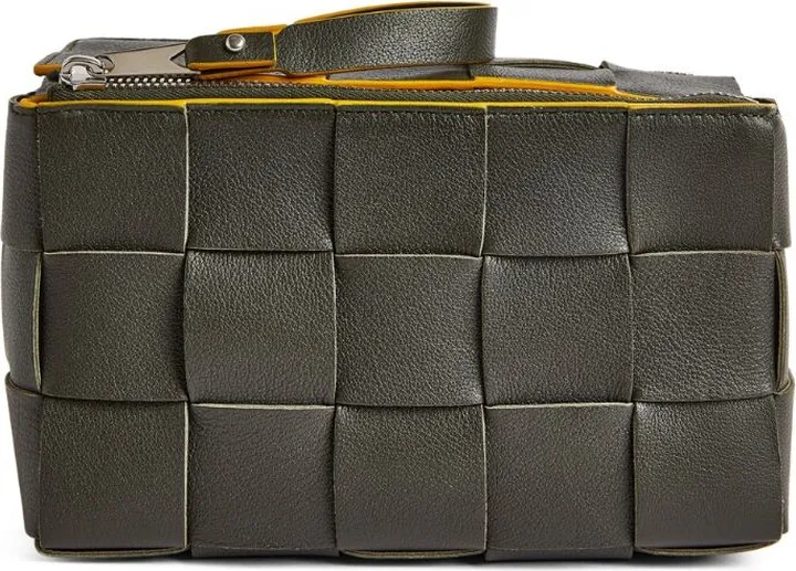 Bottega Veneta Leather Intreccio Wash Bag