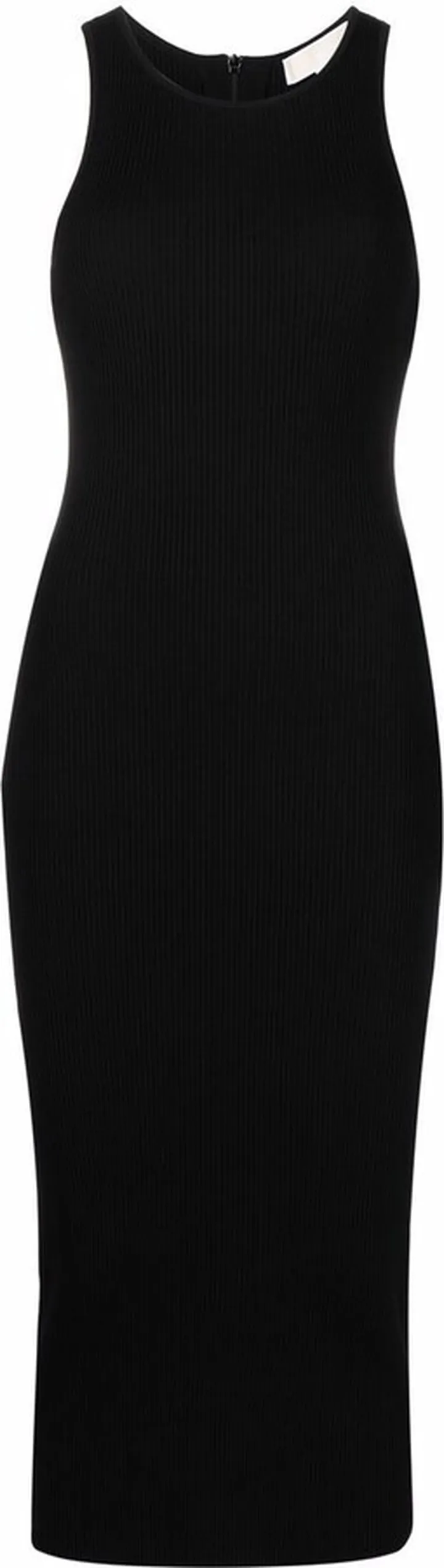 Ribbed-Knit Midi Dress