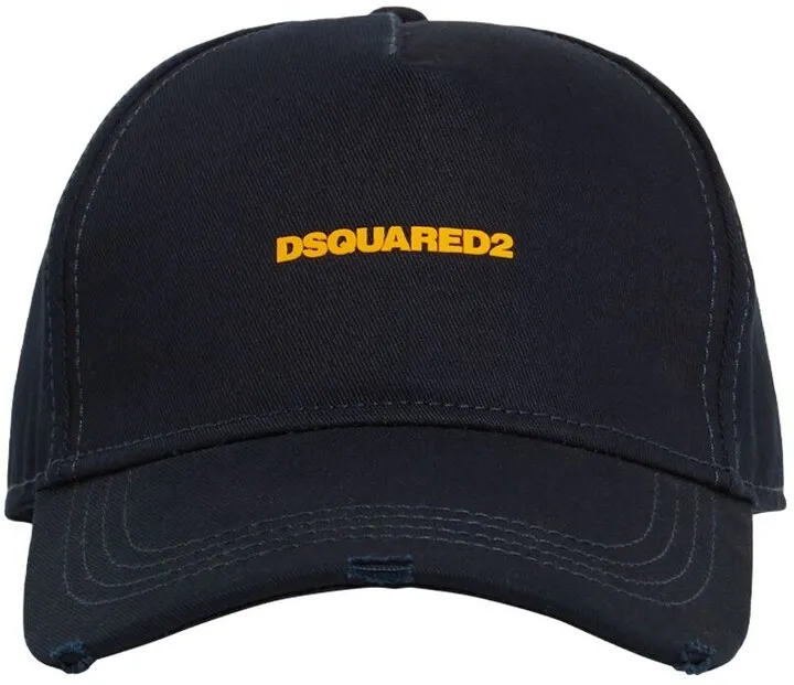 Mini logo cotton gabardine cap