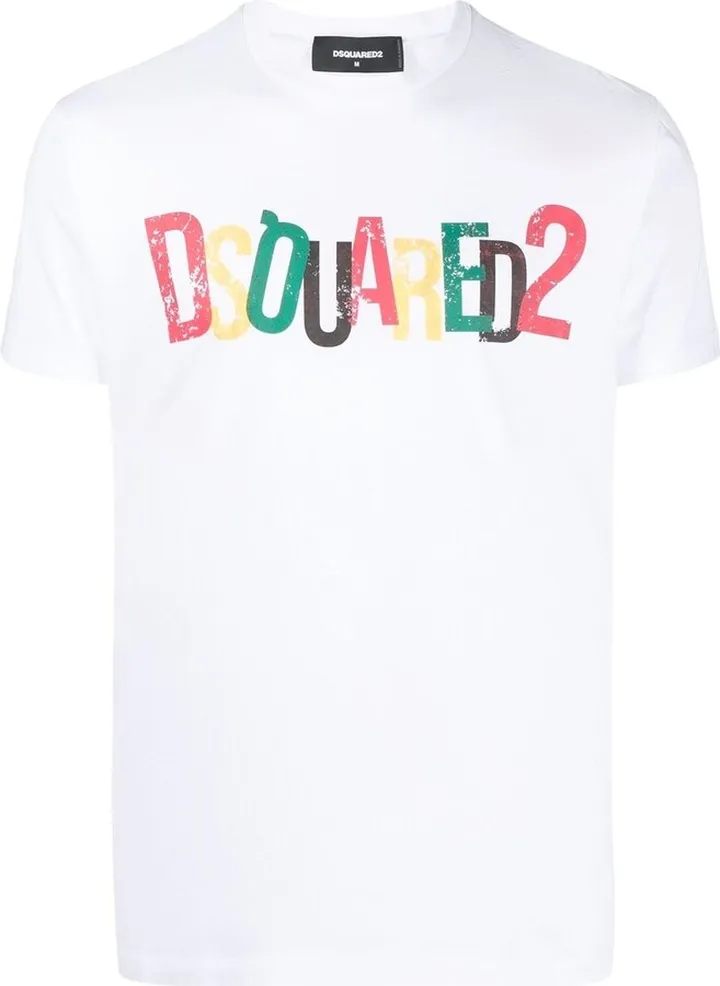 logo-print cotton T-shirt