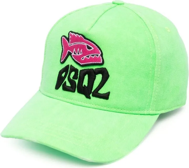 Embroidered-Logo Detail Baseball Cap
