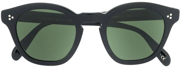 Round Frame Tinted Sunglasses
