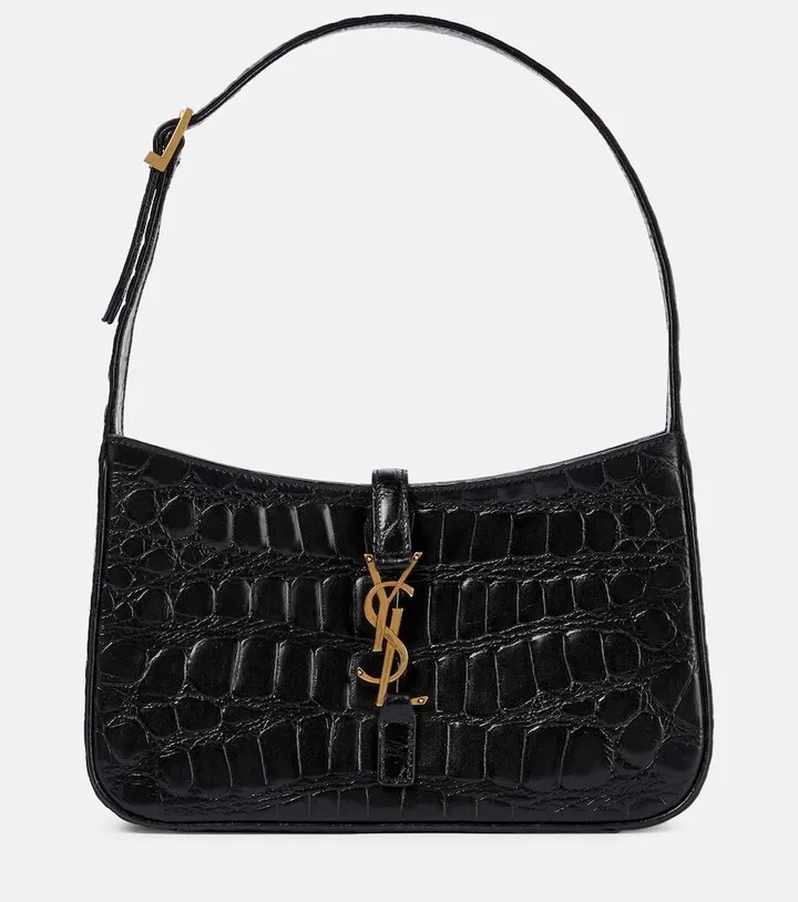 Le 5 a 7 leather shoulder bag