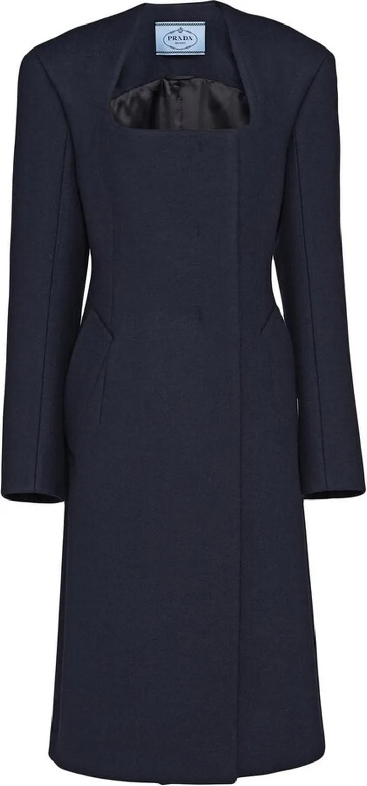 Double-Breasted Wool Coat