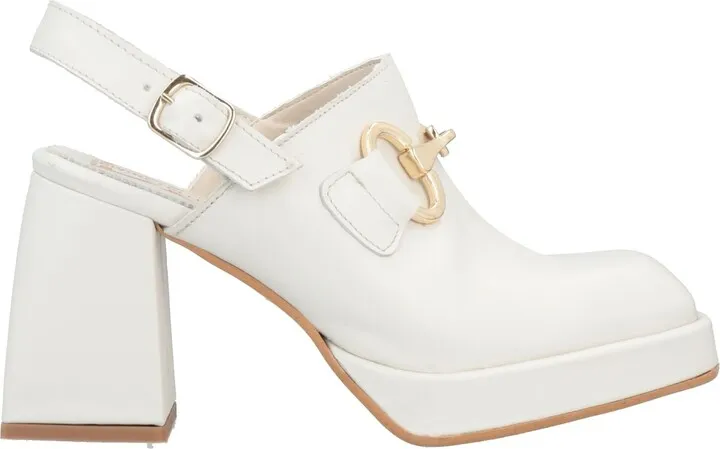 Mules & Clogs White