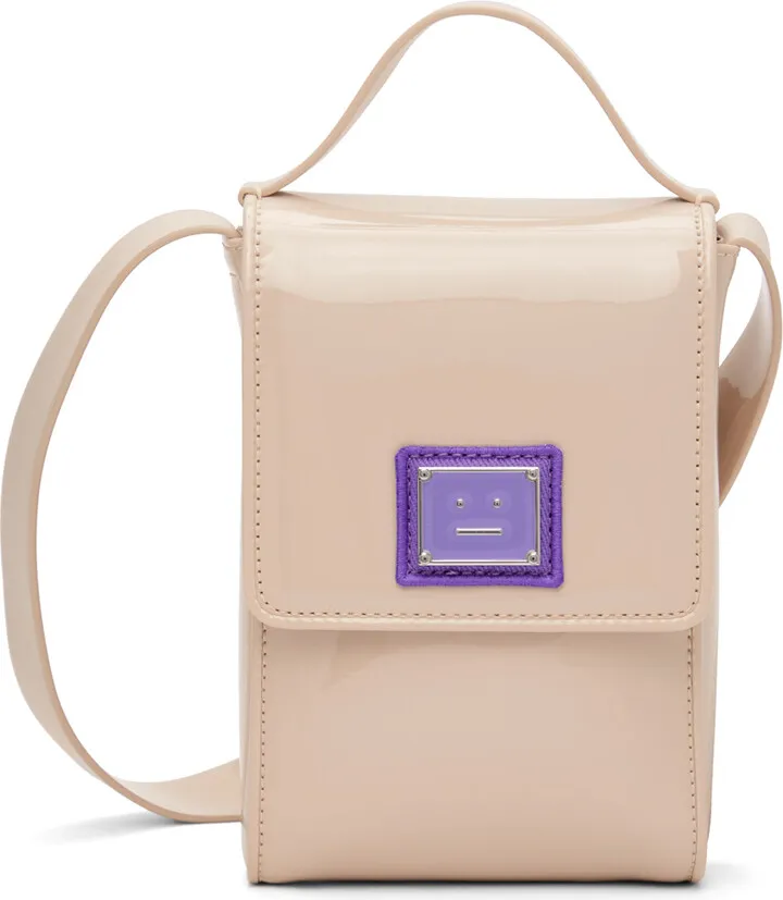 Acne Studios Beige Face Bag
