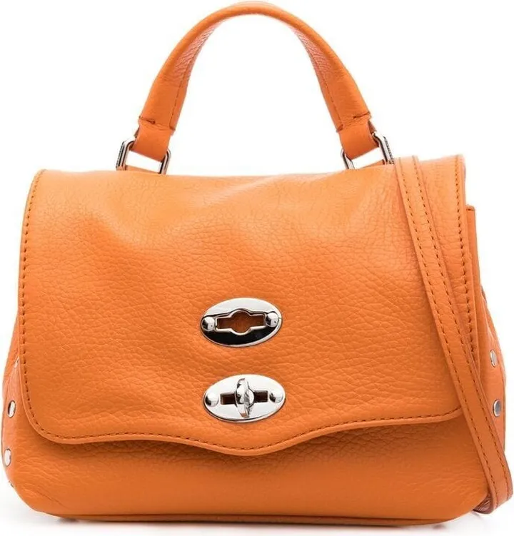 Grained Leather Tote Bag