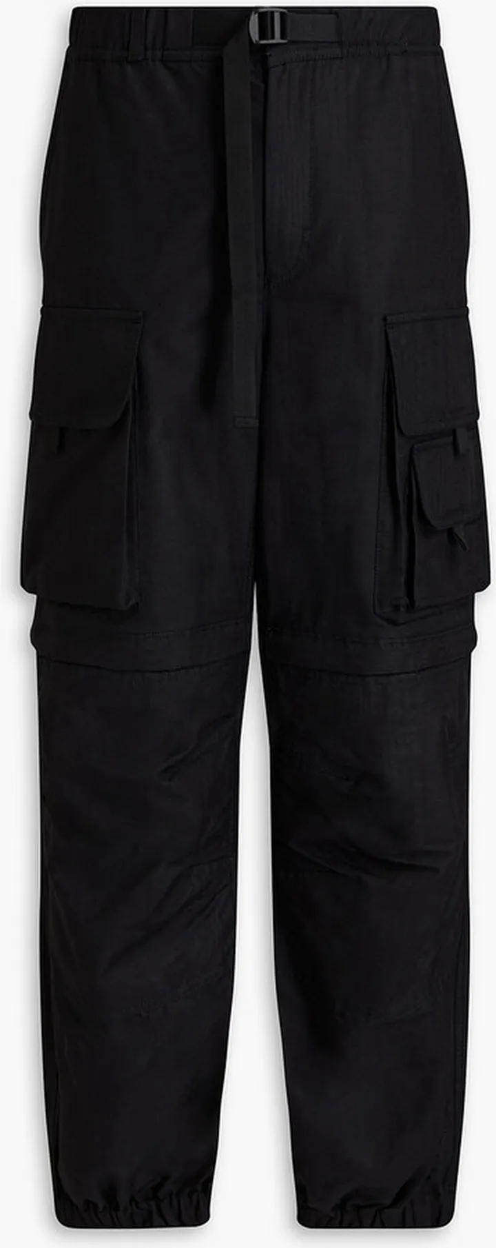Convertible cotton-blend drill cargo pants