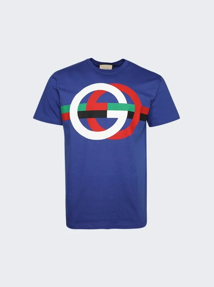 Cotton Jersey T-Shirt Blue