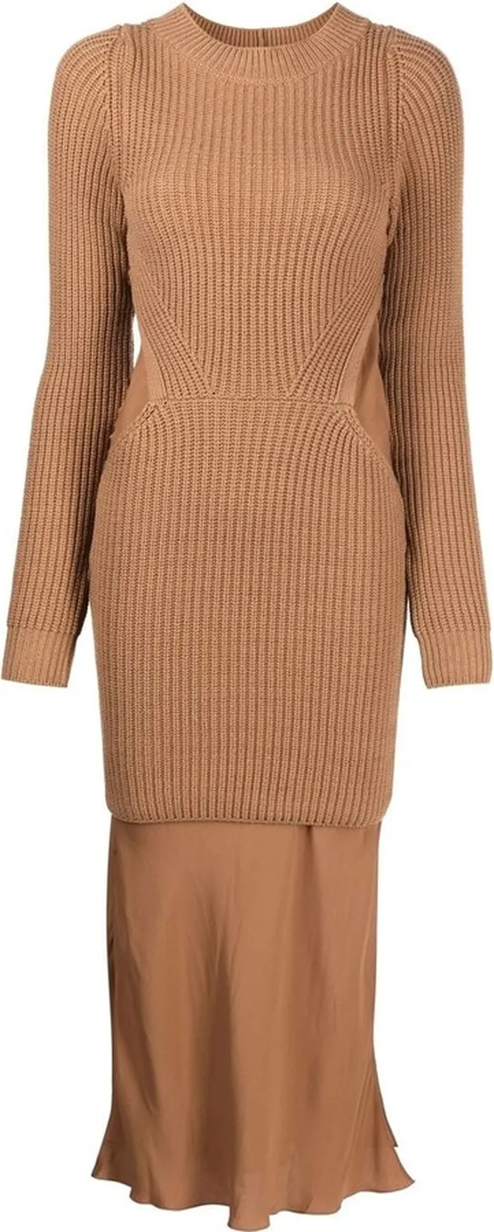 Cut-Out Knit Dress