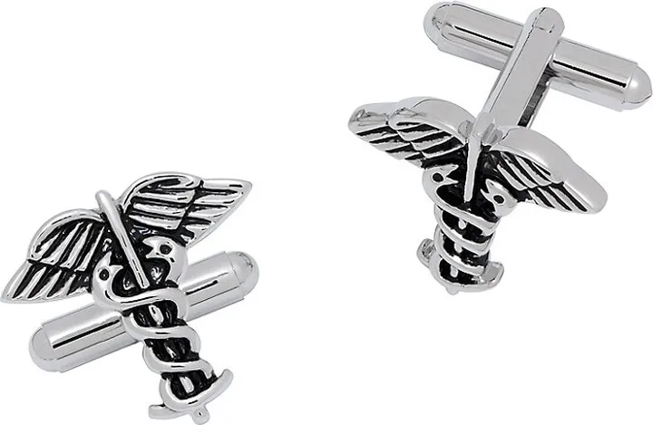 Hippocratic Oath Brass Cufflinks