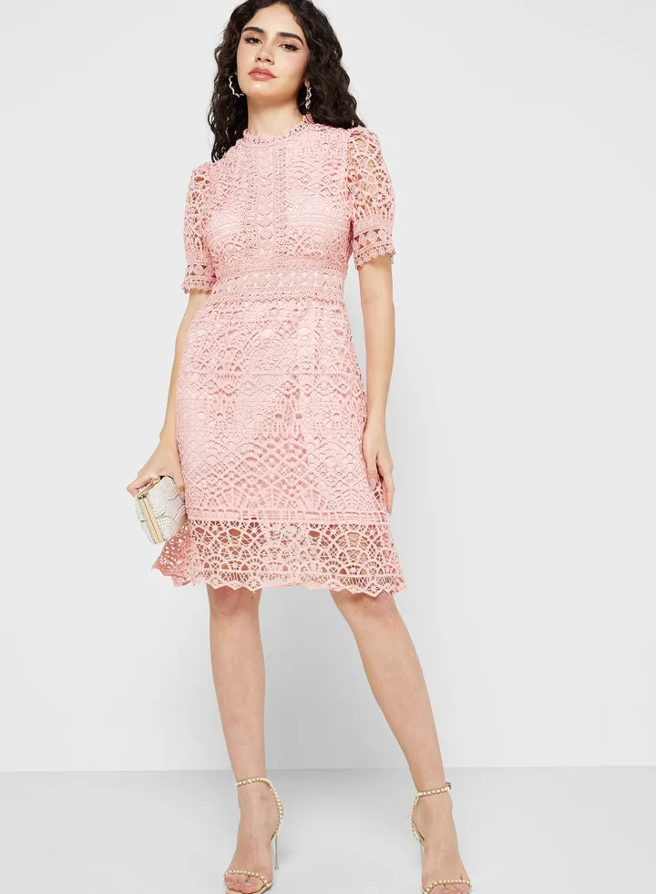 Lace Shift Dress