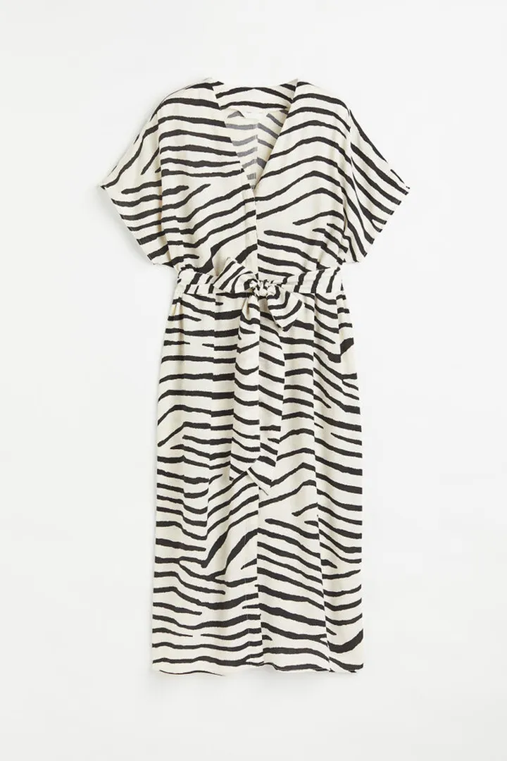 Dress with Tie Belt