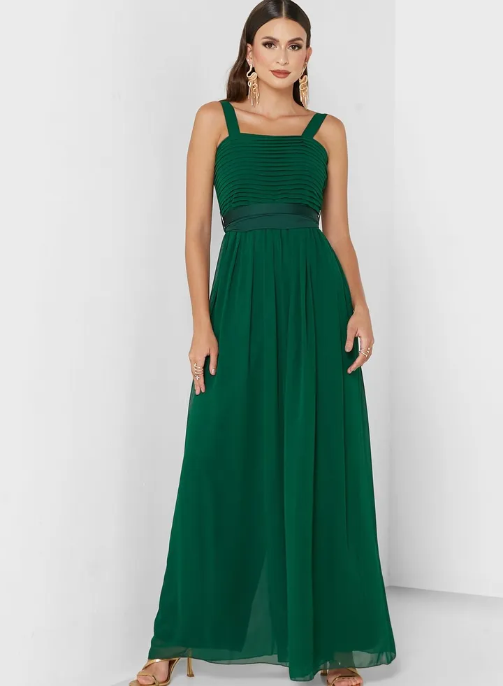 One Shoulder Shimmer Dress