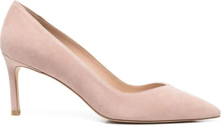 Anny 75mm leather pumps