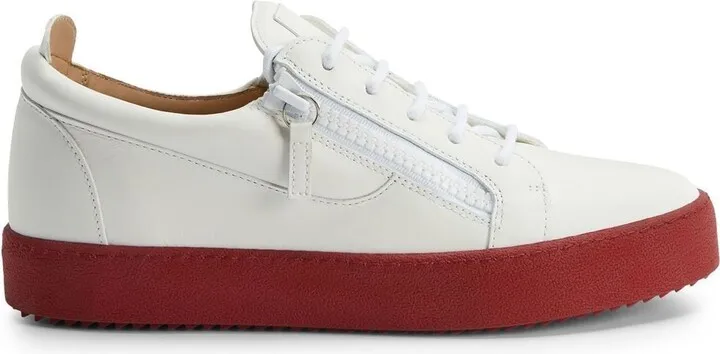 Frankie leather low-top sneakers