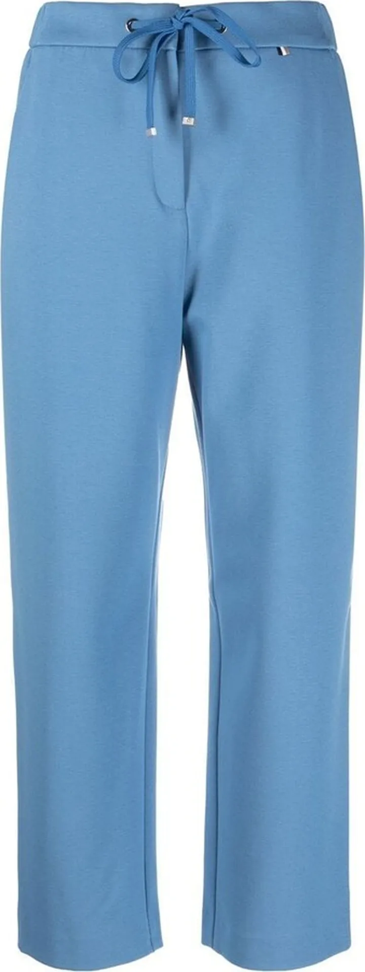Drawstring Straight-Leg Trousers