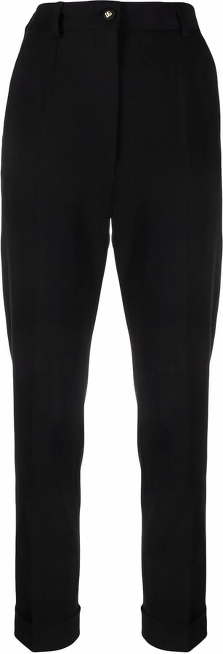 High-Waisted Tailored Trousers