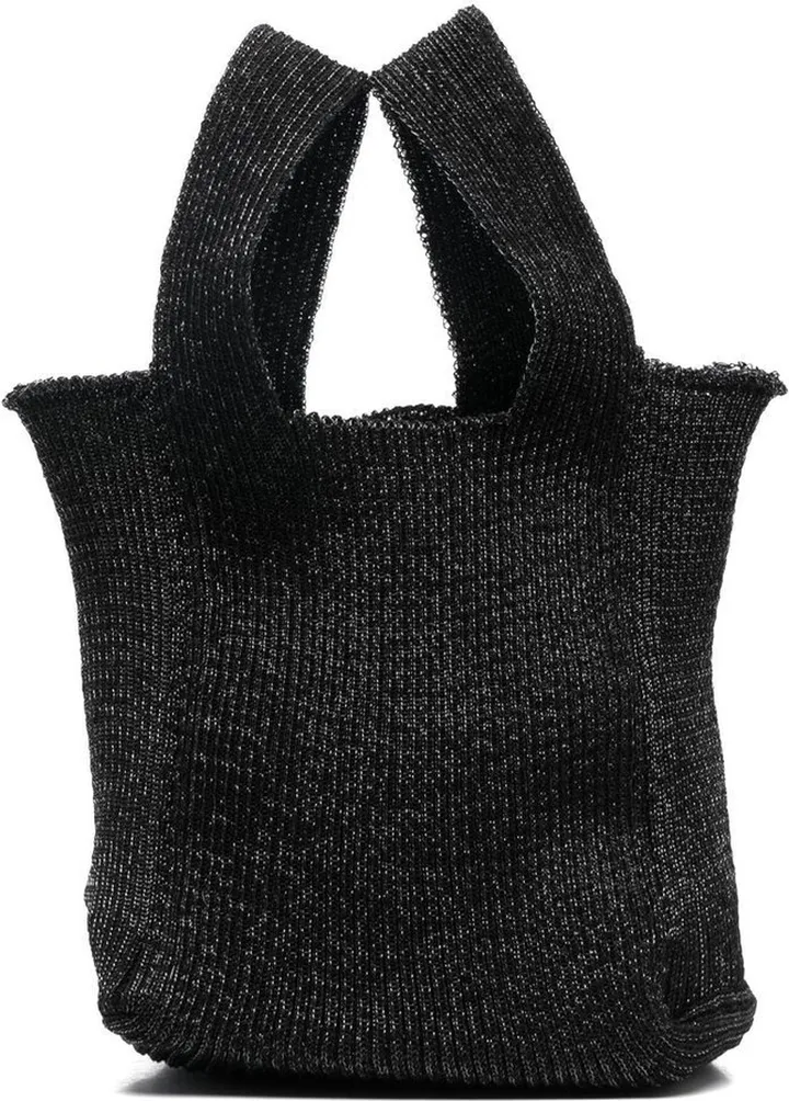 Emma Square knitted tote bag