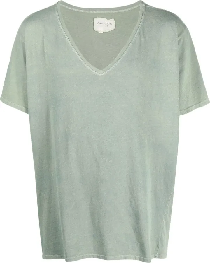 V-neck cotton T-shirt