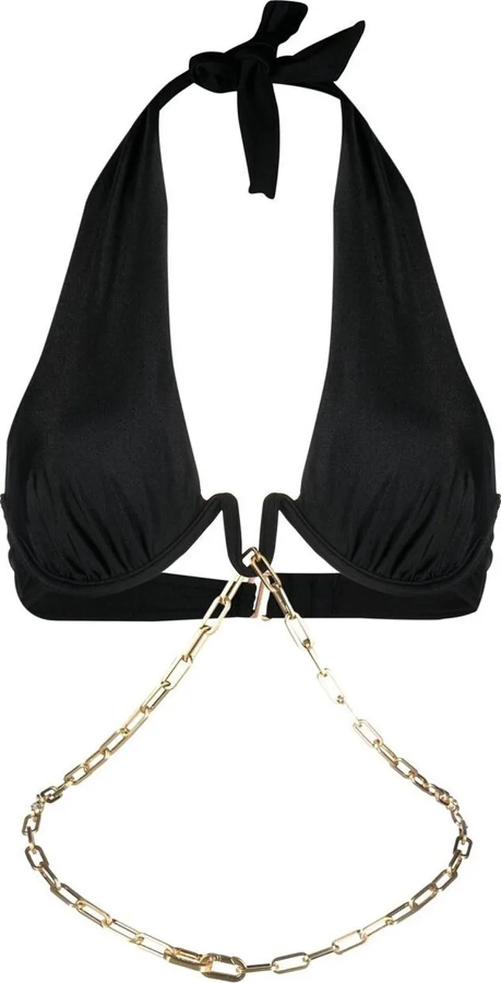 Chain Link Halter Top Bikini