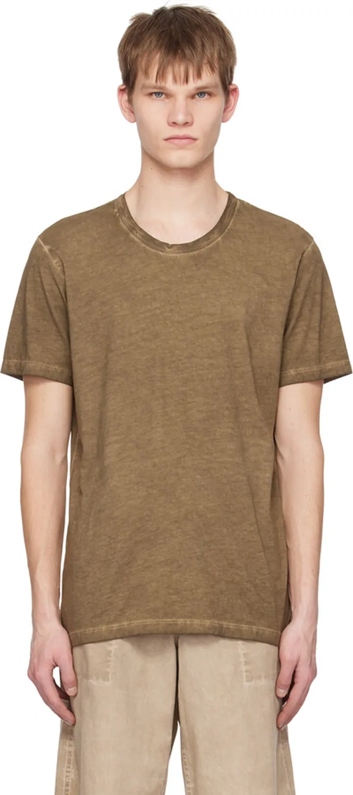 UMA WANG Khaki Joseph T-Shirt
