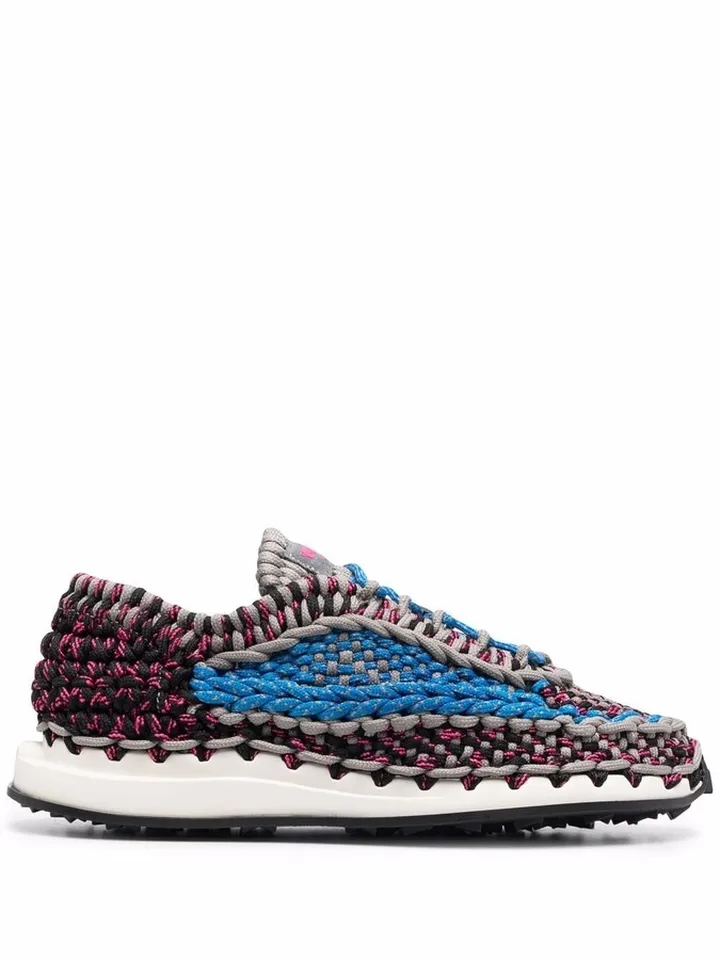 Crochet Low-Top Sneakers
