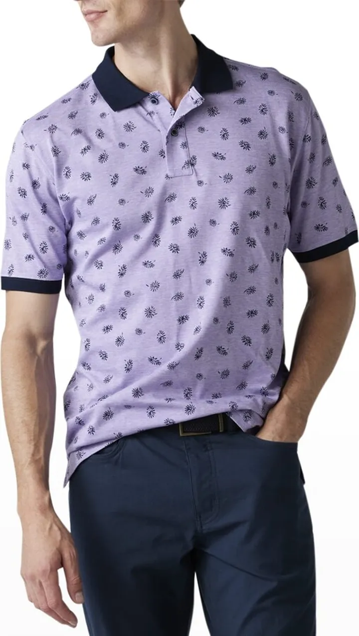 Men's Abus Valley Floral Piqué Polo Shirt