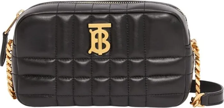 Burberry Mini Quilted Leather Lola Camera Bag