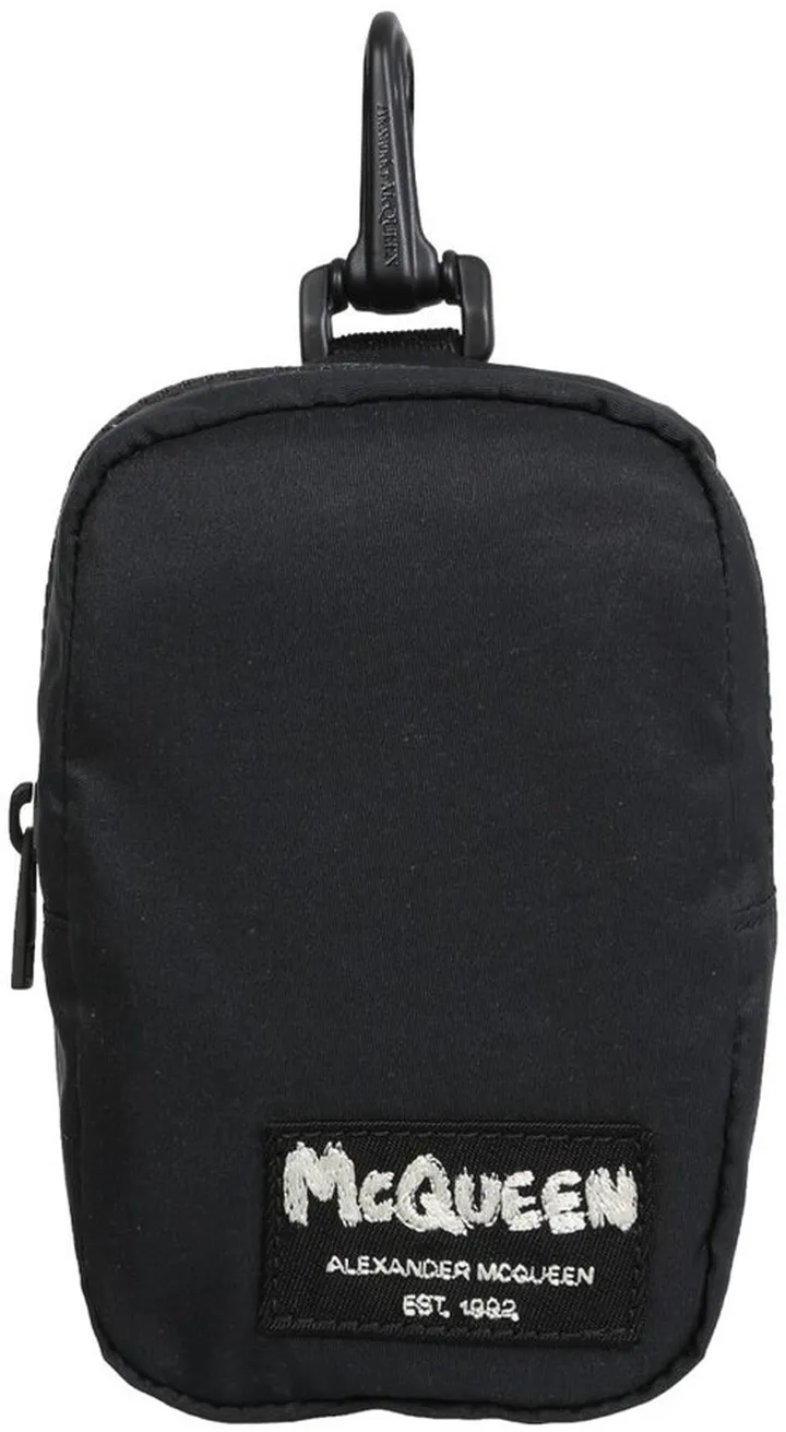 Alexander McQueen Tag Mini Headphone Pouch