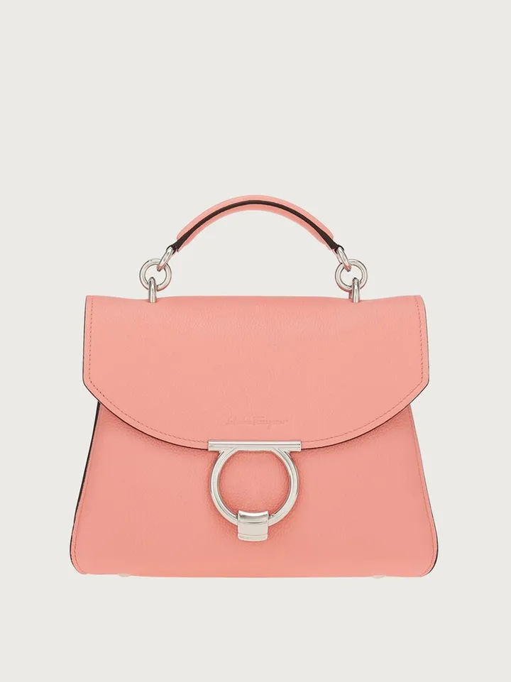 Ferragamo Women Gancini top handle Pink