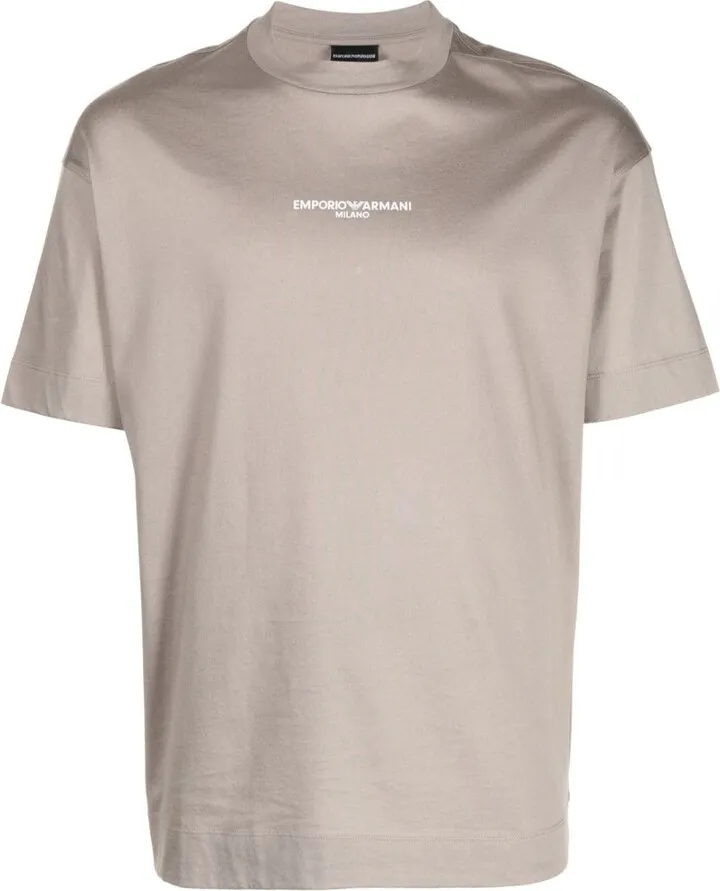 logo-print cotton T-shirt