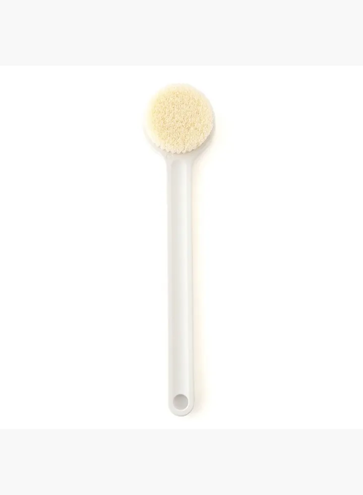 Polypropylene Shower Brush, 33 cm, Off White