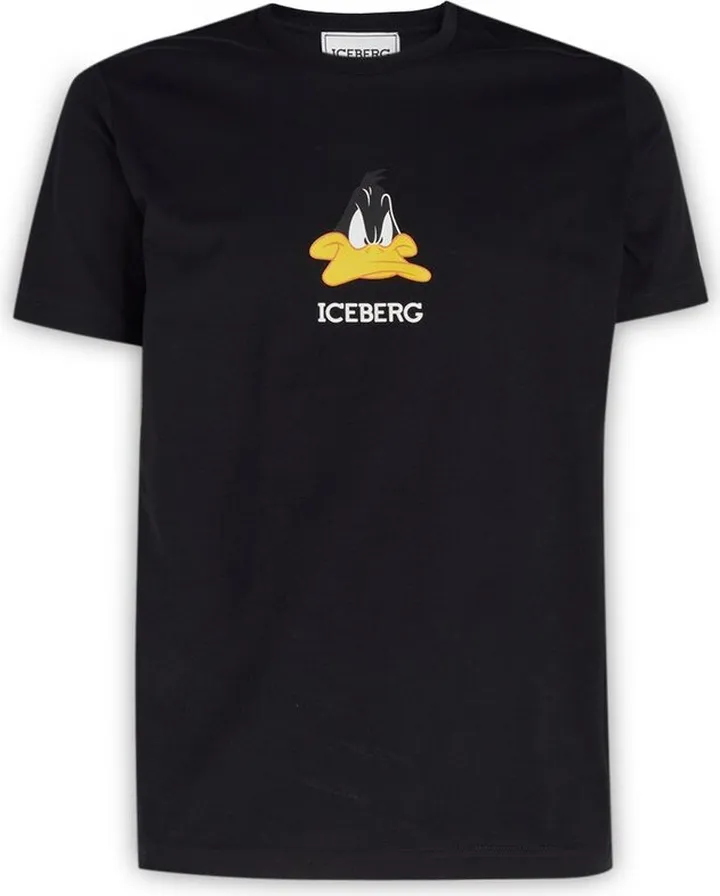 Iceberg Daffy Duck Printed Crewneck T-Shirt