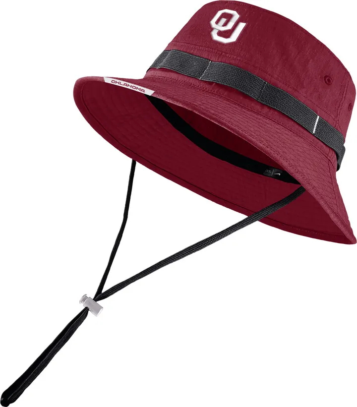 Jordan College (Oklahoma) Bucket Hat in Red