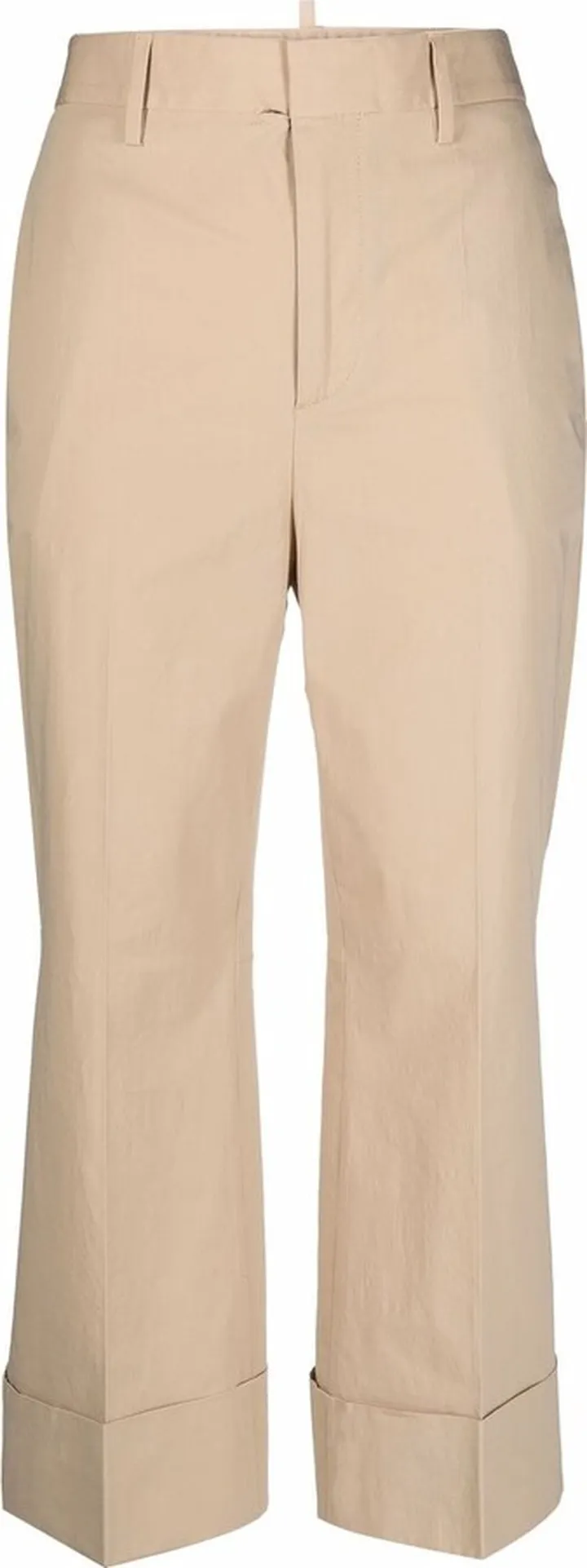 Tailored-Cut Cropped Trousers